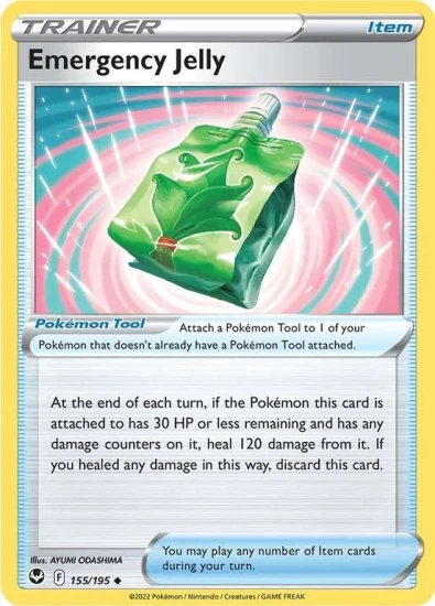 Karta Pokemon 155-236  Emergency Jelly [Silver Tempest].JPG
