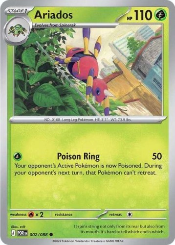 Karta Pokemon 002-088  Ariados [Perfect Order].JPG