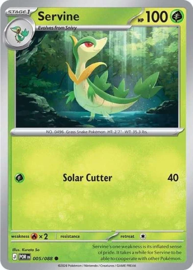 Karta Pokemon 005-088  Servine [Perfect Order].JPG