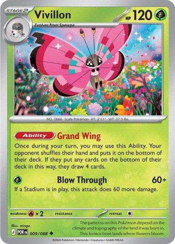 Karta Pokemon 009-088  Vivillon [Perfect Order].JPG