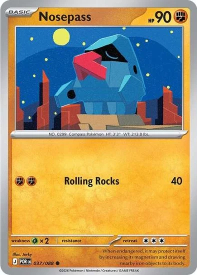 Karta Pokemon 037-088  Nosepass [Perfect Order].JPG